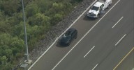 Flying tire partially crushes SUV on Pennsylvania Turnpike in Whitpain Township, Montgomery County