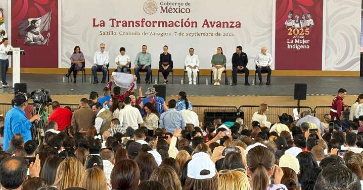 Sheinbaum de gira por Coahuila: tren Saltillo -Nuevo Laredo y apoyos a ganaderos