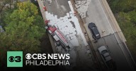 Overturned tanker truck on Media Bypass causes traffic delays, environmental concerns