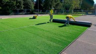 Lieres contará con una pista de fútbol de césped artificial: así será la remozada zona deportiva