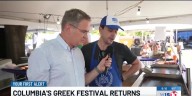 Adam Clark experiences more food at the Columbia Greek Festival