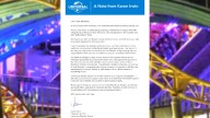 Universal Orlando Resort president says Stardust Racers ride was functioning properly