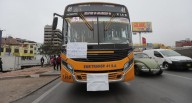 Puente Piedra: Buses de la línea 41 bloquean vías en el Cono Norte 