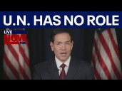 Rubio says UN has no role as Trump attends United Nations General Assembly