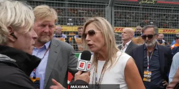 La Reina Máxima evitó hablar sobre Franco Colapinto en el GP de Países Bajos: “No lo conozco”