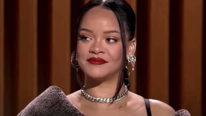 Of Course, Rihanna Gave Birth Blinged Out In Expensive Jewelry