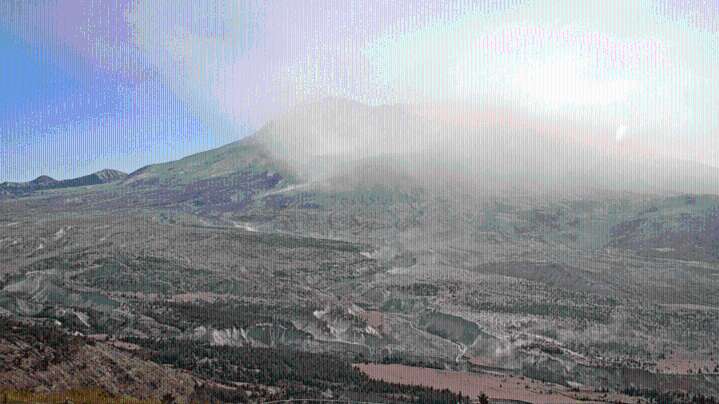 Mt. St. Helens isn't erupting, so why does it look like it is? NWS explains