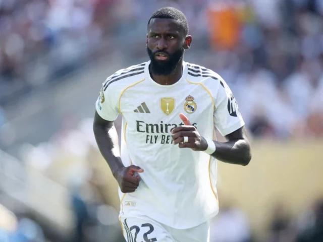 Real Madrid lose defender Rudiger with muscle injury