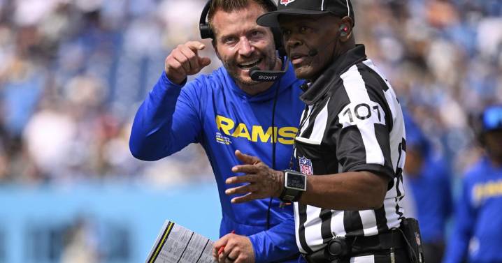 McVay won't need surgery on injured foot while he prepares Rams to face Eagles