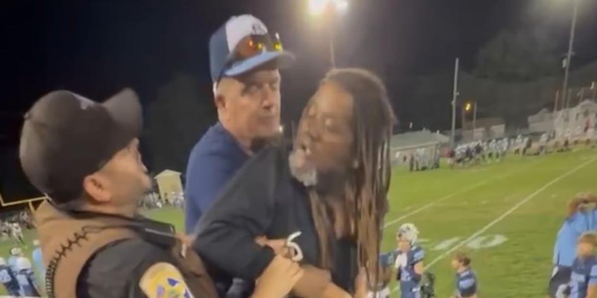 Alleghany County Sheriff and suspect respond to incident at high school football game