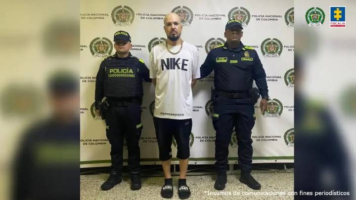 Capturan en Medellín a Michel Bernabé Vásquez, estadounidense pedido en extradición por narcotráfico