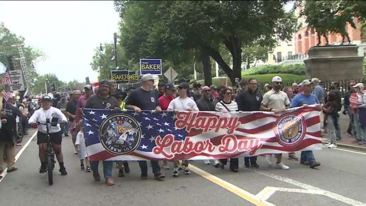 Boston holds Labor Day parade this year with the theme ‘Workers over billionaires’