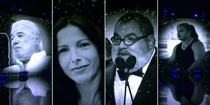 El emotivo homenaje de los Martín Fierro a las figuras de la televisión que ya no están