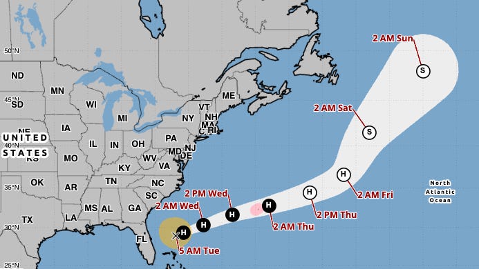 Where is Tropical Storm Imelda headed? Track the storm's path