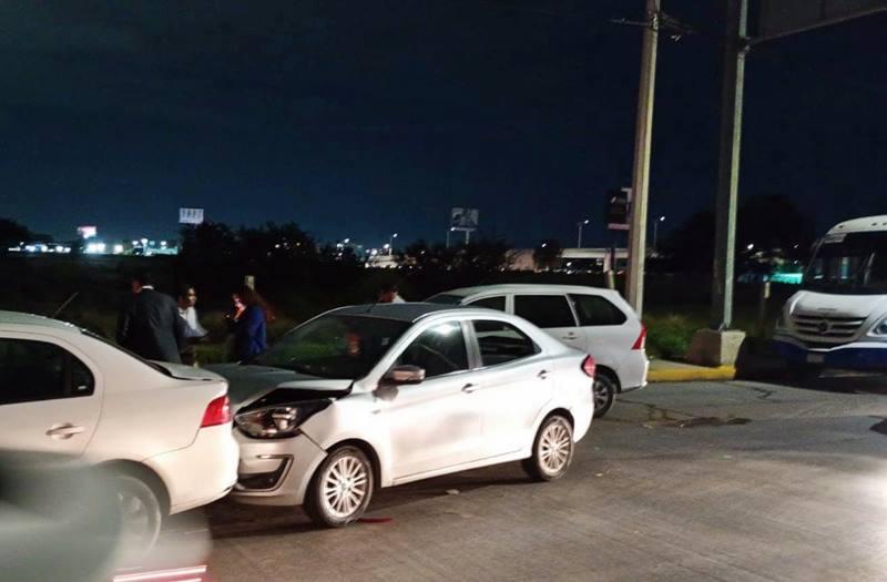 Choque múltiple en el norte