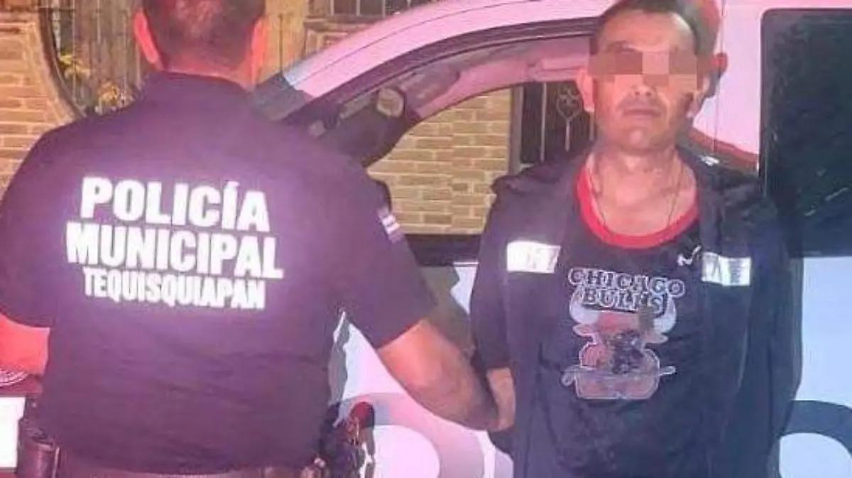 Cae “El Fredy” con carro robado en la oscuridad de Tequisquiapan