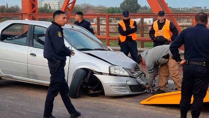 Siete heridos en un grave accidente múltiple en el Puente Carretero