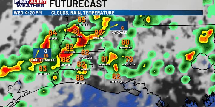 First Alert Forecast: Cold front on the way with more rain and then much nicer weather