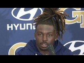Georgia Tech players react to victory over Temple