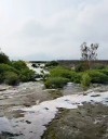 En Querétaro, desborde de presa El Centenario provocó inundación de Tequisquiapan