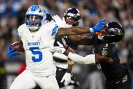 Lions run over Ravens, sack Lamar Jackson 7 times