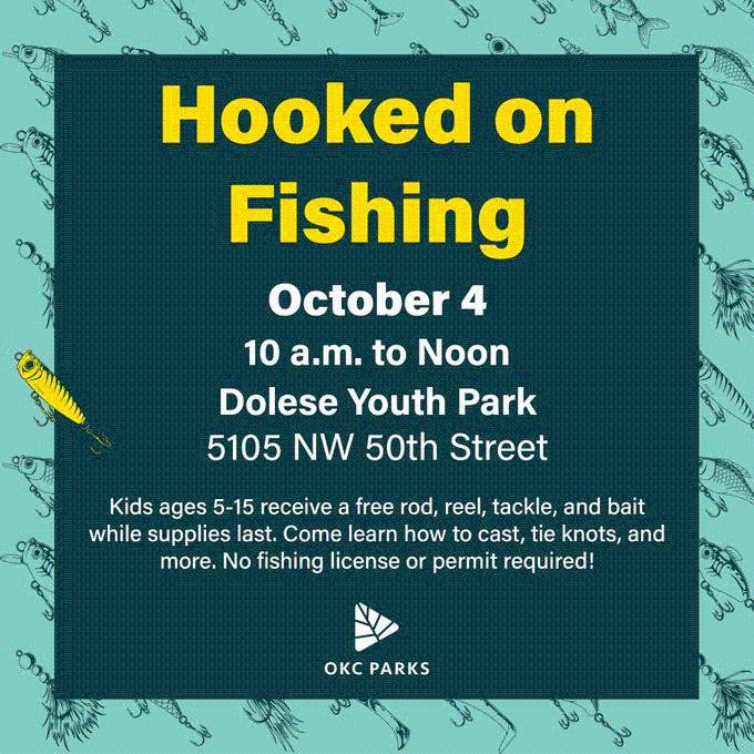 OKC Parks host Hooked on Fishing on Oct. 4