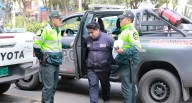 Por mirar el celular causó accidente