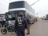 Tránsito interceptó un micro de larga distancia y lo trasladó al corralón municipal por “faltas graves”