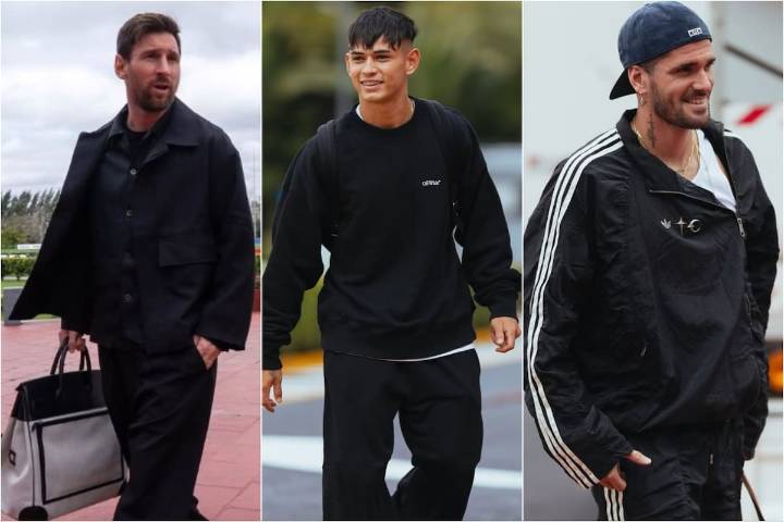 De la cartera de Messi al Labubu de Paredes: los extravagantes looks de los jugadores de la selección