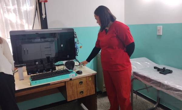 El Hospital de Pirámides recibió equipo Multidiagnóstico