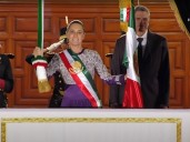 Claudia Sheinbaum da su primer Grito desde Palacio Nacional