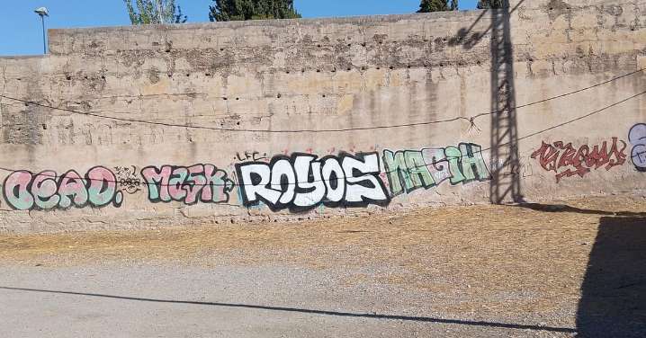 La Policía Local de Granada abre diligencias tras una nueva pintada en la histórica muralla Alberzana