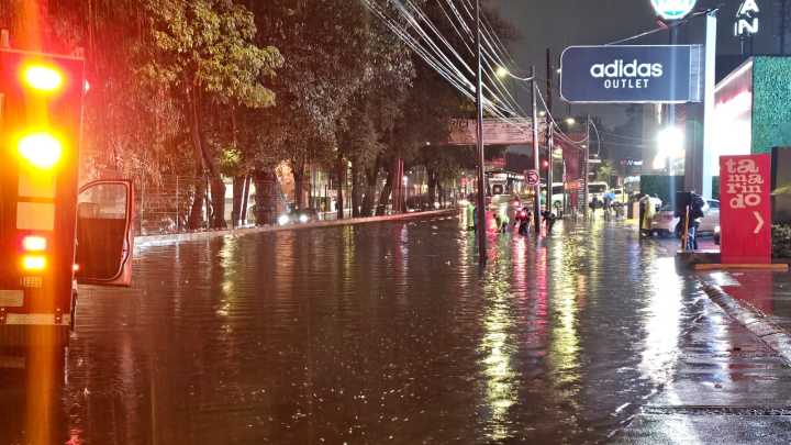 Calles inundadas en CDMX hoy: autoridades reportan afectaciones por lluvias