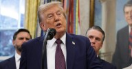 Watch: Trump announces relocation of Space Command headquarters, takes questions on several topics