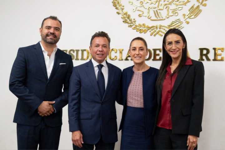 Lemus asiste a reunión de seguridad con Claudia Sheinbaum
