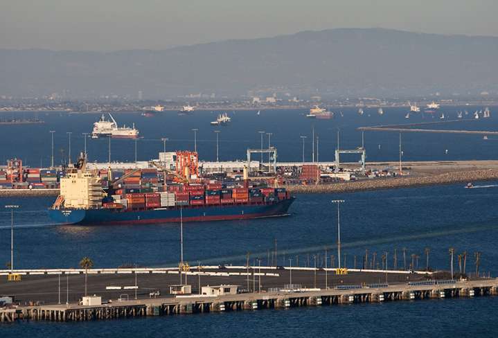 Dozens of Shipping Containers Fall Off Port of Long Beach Carrier