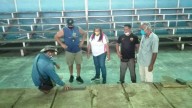 Gobernación e Indeda comenzaron rehabilitación de gimnasio de lucha “Malinda” Rojas en Tucupita