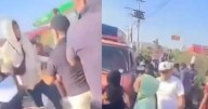 VIDEO: ¡Violencia en Edomex! Matan a golpes a hombre que intentaba cruzar manifestación en Huehuetoca
