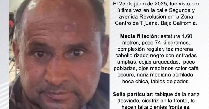 Se busca a José Martín Mora Zuriaga de 56 años
