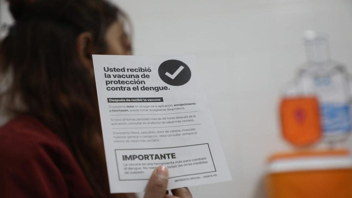 Ciancio: "Santa Fe es la jurisdicción que más vacunó contra el dengue en el país"