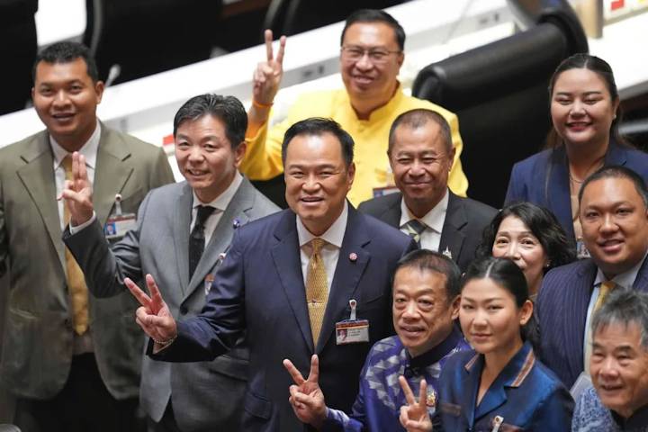 Thailand’s new Prime Minister promises to tackle  Cambodia border conflict, constitutional reforms