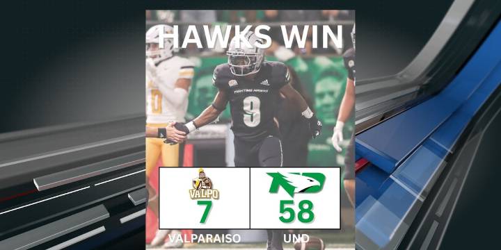 Bounce back: UND Football smashes Valparaiso