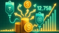 Tether And Circle Inject $12.75B To The Market In 30 Days