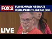 11 families sue after substitute convicted of sex assault of girls between 9 & 11