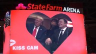 Awkward Moment As Trump And Elon Caught On Kiss Cam