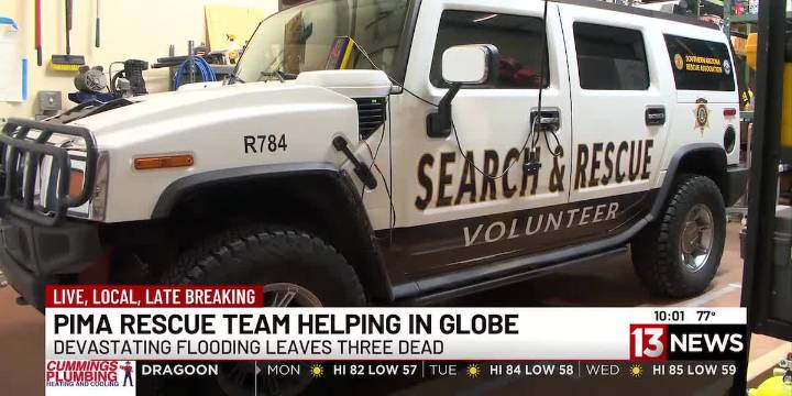 Pima County rescue team helping in Gila County