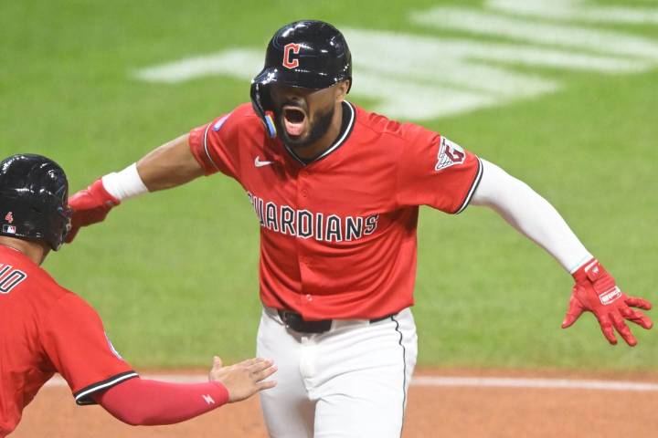 Tigers vs. Guardians: Strong pitching, George Valera's HR help Cleveland take AL Central lead