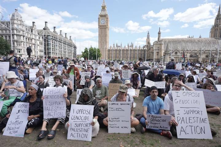 What protests are taking place in London this weekend?