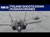 Poland shoots down Russian drones during Ukraine attack