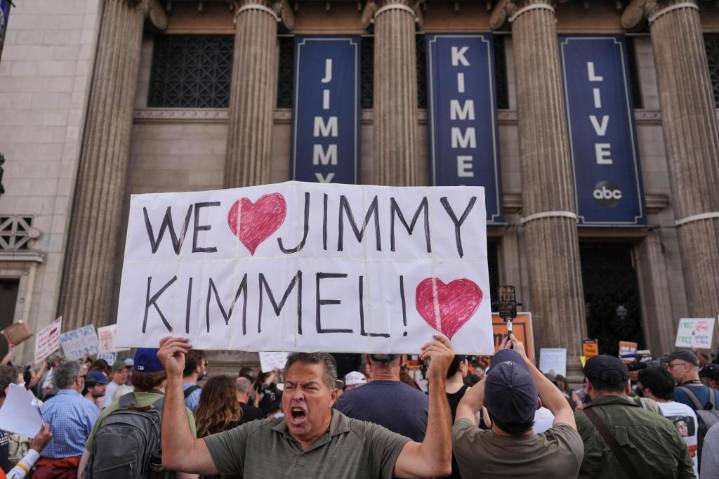 Late-night shows address Jimmy Kimmel suspension with humor, solidarity